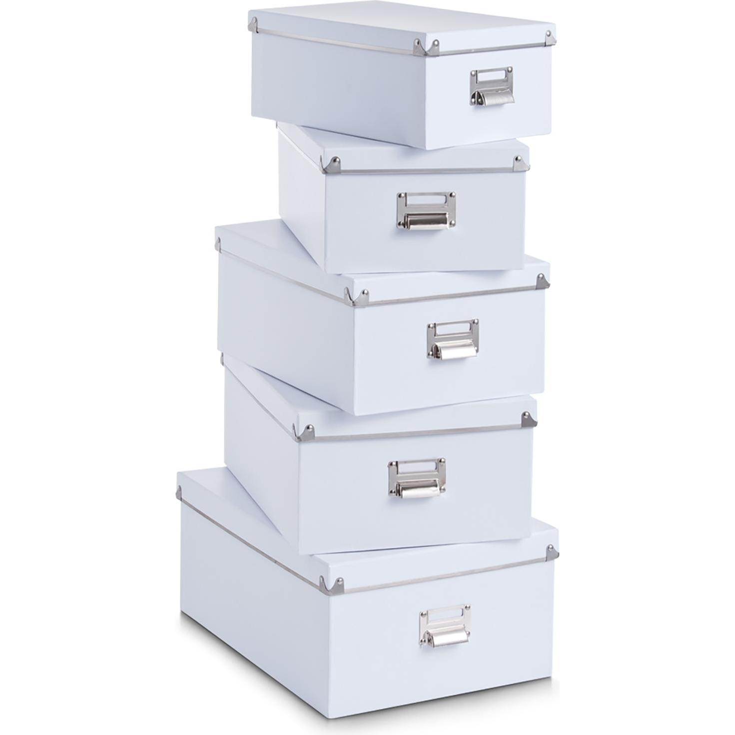 Zeller Present, Aufbewahrungsbox, Zola (40 x 29 x 17 cm, 30.5 x 20 x 12.5 cm, 33.5 x 22.5 x 13.5 cm, 35.5 x 24.5 x 14.5 ...