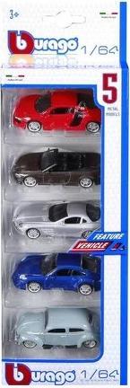 Actual product image Burago SET 5 1/64. VEHICLES