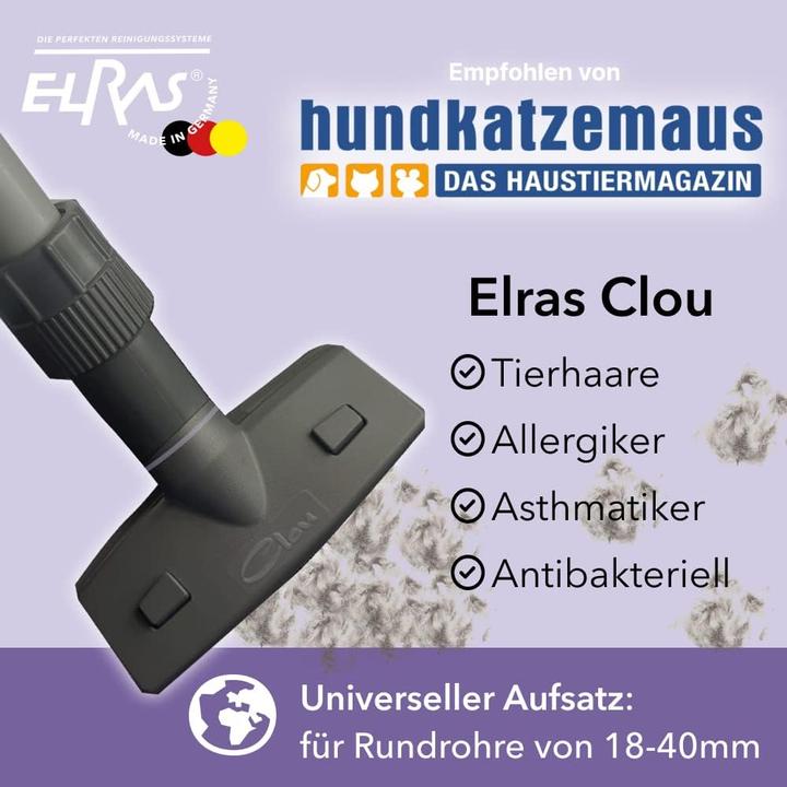 Actual product image Elras Tierhaarbürste Merlin v2