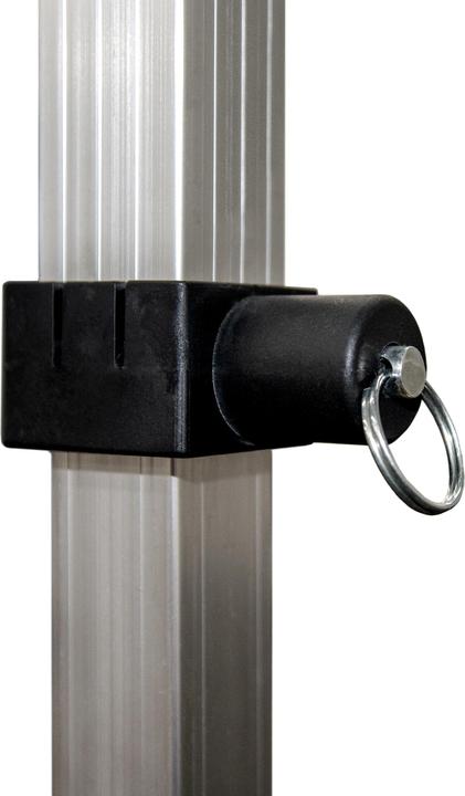 Produktbild Toolport Faltpavillon Faltzelt Pavillon 3x6m - 2 Seitenteile Aluminium 32mm Partyzelt 700N blau (300 cm, 600 cm)