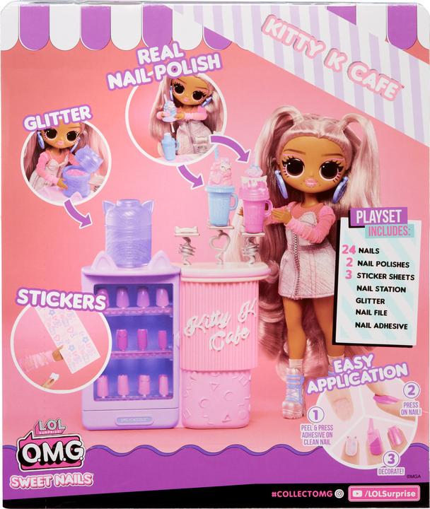 Produktbild MGA OMG Sweet Nails™ - Kitty K Café