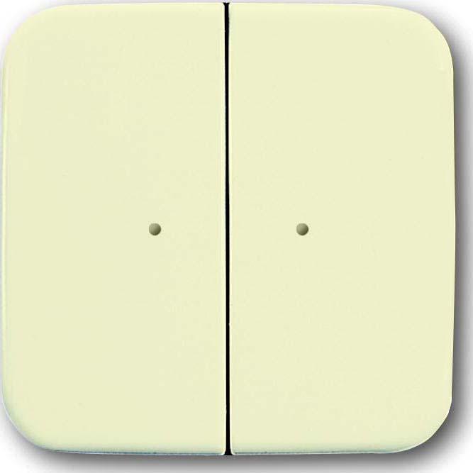 Actual product image Busch-Jaeger WaveLINE 2-channel wall transmitter 2CKA006730A0045