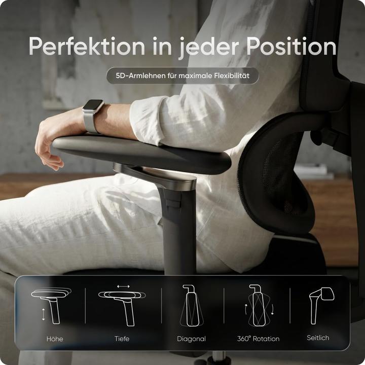 Produktbild Deskspace Ergonomischer Bürostuhl