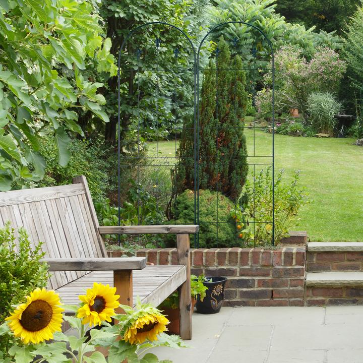 Actual product image Relaxdays Garden Trellis Set of 2 (1.50 cm, 50 cm)