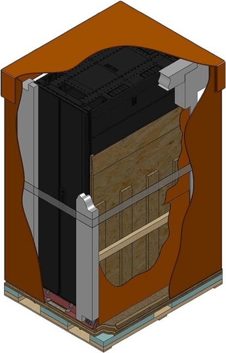 Produktbild APC NetShelter SX 42U 600mm Wide x 1070mm Deep with Sides Black -2000 lbs. Shock Packaging (42 HE, 19 Zoll Rack)