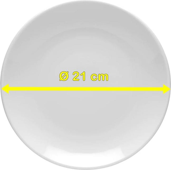 Produktbild Esmeyer Teller flach 21cm (Dessertteller) (1x, 21 cm)