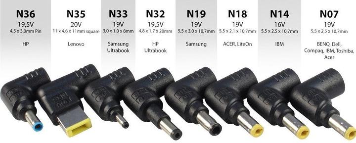 Actual product image Intertech Argus NB-90SA - 90W Notebook Universal Power Supply (90 W)