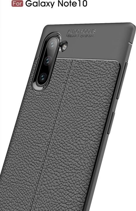 Produktbild Screenguard Samsung Galaxy Note10 Hülle Leather Design TPU Cover (Samsung Galaxy Note 10)