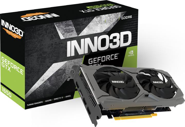 Produktbild Inno3D VGA GeForce® GTX 1650 4GB GDDR6 Twin X2 OC (4 GB)