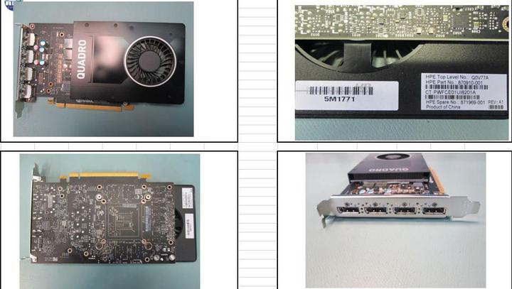 Immagine prodotto HPE SPS-PCA NVIDIA QUADRO P2000