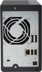 Actual product image QNAP TS-219P II, iSCSI NAS with 2x 2TB WD RED (2 x 2 TB)