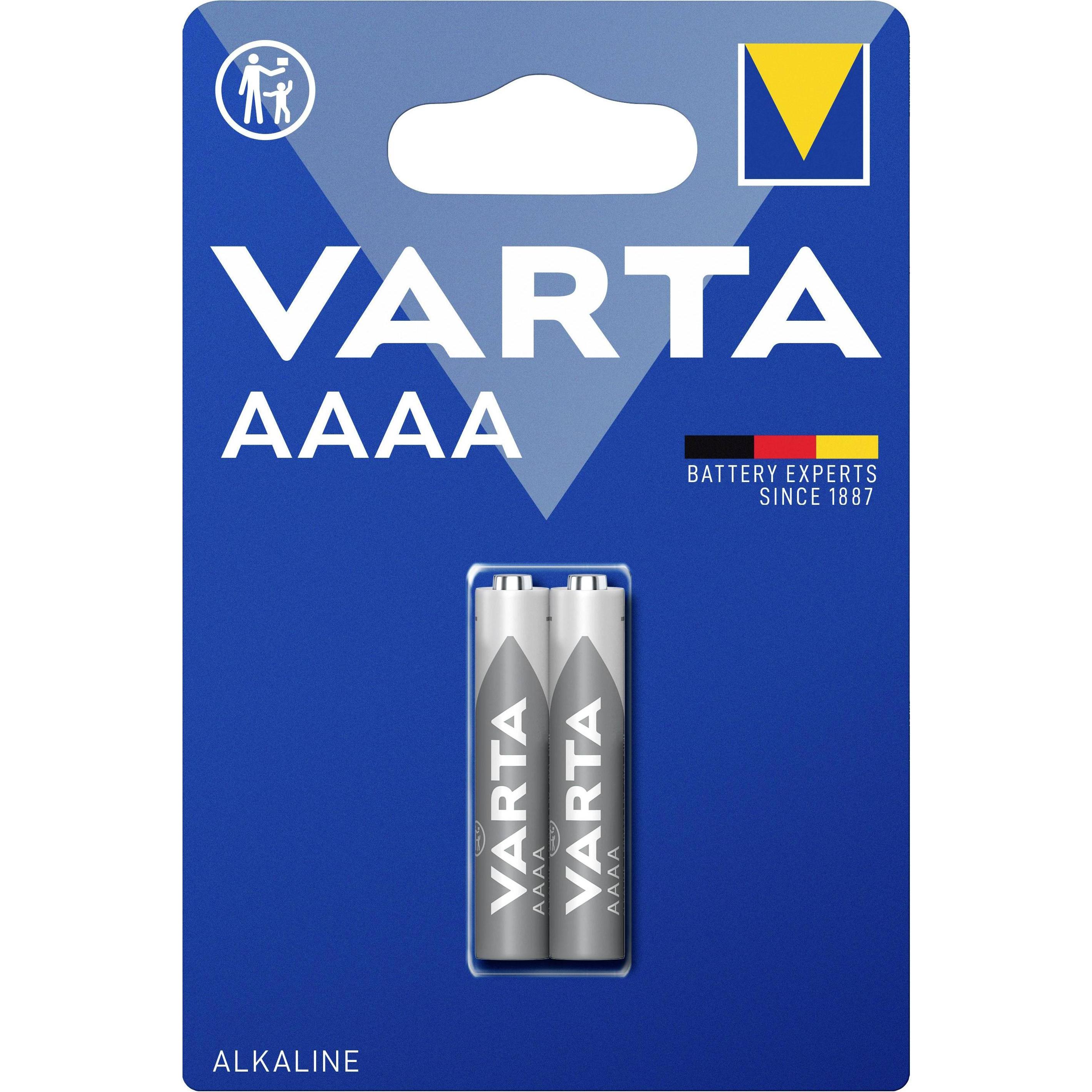 Varta Elettronica AAAA (2 pz., AAAA, 640 mAh), Batterie + pile