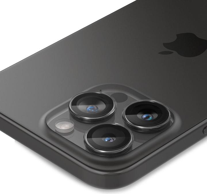 Immagine prodotto Spigen Confezione da 2 Glass tR EZ Fit Optik Pro, cristallino - iPhone 15 Pro/15 Pro Max (2 pz., Apple iPhone 14 Pro, Apple iPhone 14 Pro Max, Apple iPhone 15 Pro, Apple iPhone 15 Pro Max, Apple iPhone 16 Pro, Apple iPhone 16 Pro Max, Apple iPhone 17 Pro, Apple iPhone 17 Pro Max)