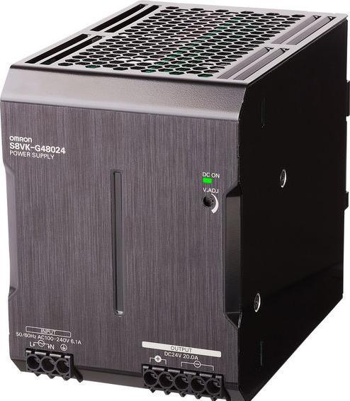 Produktbild Omron Industrial Automation Single Phase PSU 24V 480W S8VK G Series (480 W)