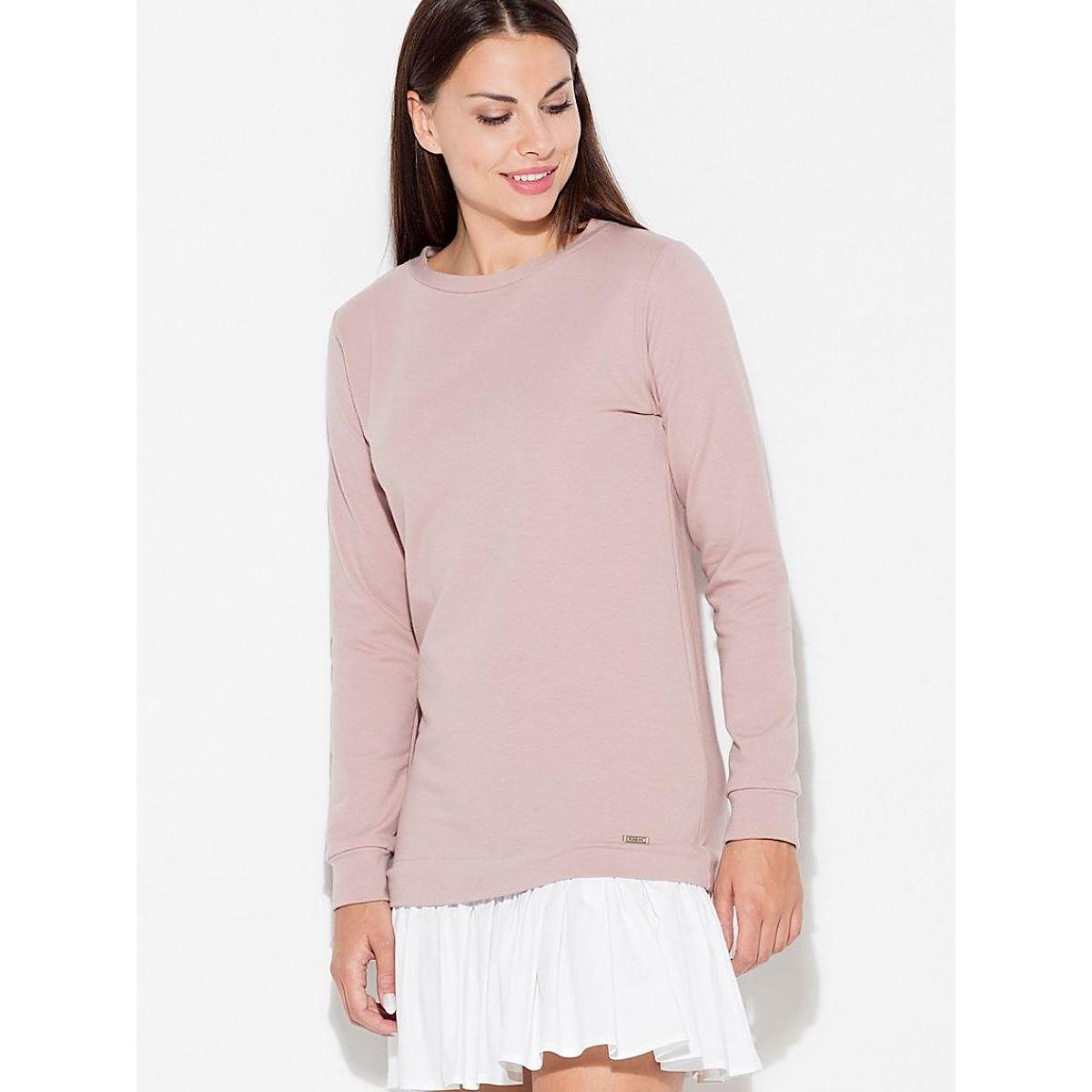 Katrus, Damen, Kleider, Alltagskleid, Rosa, (XL)