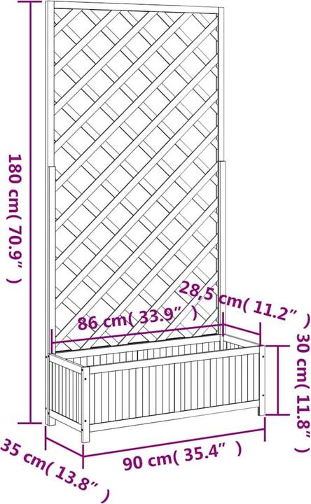 Actual product image vidaXL Pflanzgefäss