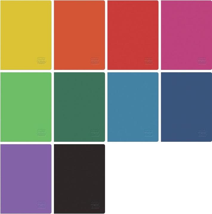 Produktbild Herlitz Notizbuch A4/60K kariert Rainbow Classic (5 Stück) (A4, Kariert)