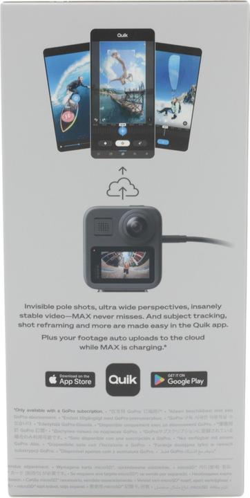 Produktbild GoPro MAX 360 (2025) (30p, WLAN, Bluetooth, GPS)