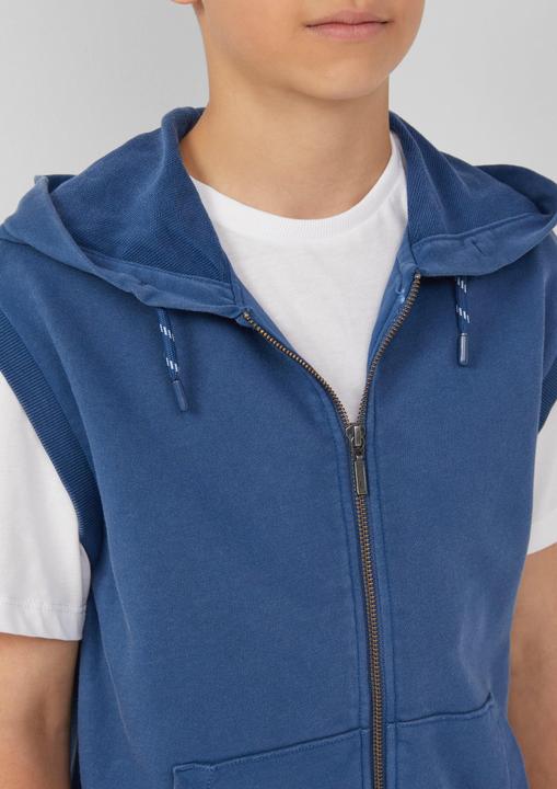 Immagine prodotto S.Oliver Indoor-Weste Gewaschene Sweat-Weste mit Kapuze (170, 176)