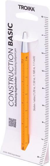 Image du produit Troika Stylo à Bille Construction Basic Orange (Orange fluo, 4 x)