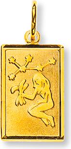Image du produit Natsumi Schmuck Pendentif signe astrologique Vierge en or jaune 18K/750 (750/18 K Or jaune)