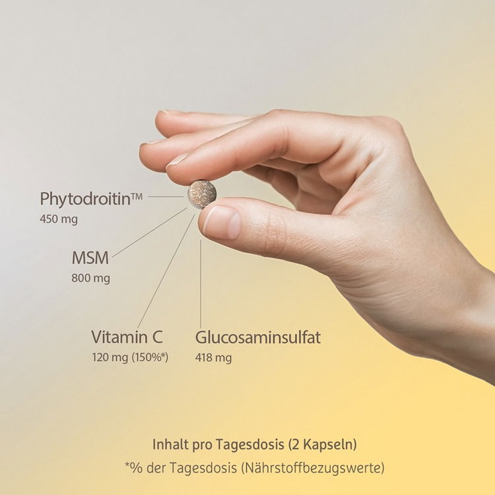 Produktbild Effective Nature MSM mit Glucosamin und Phytodroitin (120 Stück, Tabletten, 120 g)