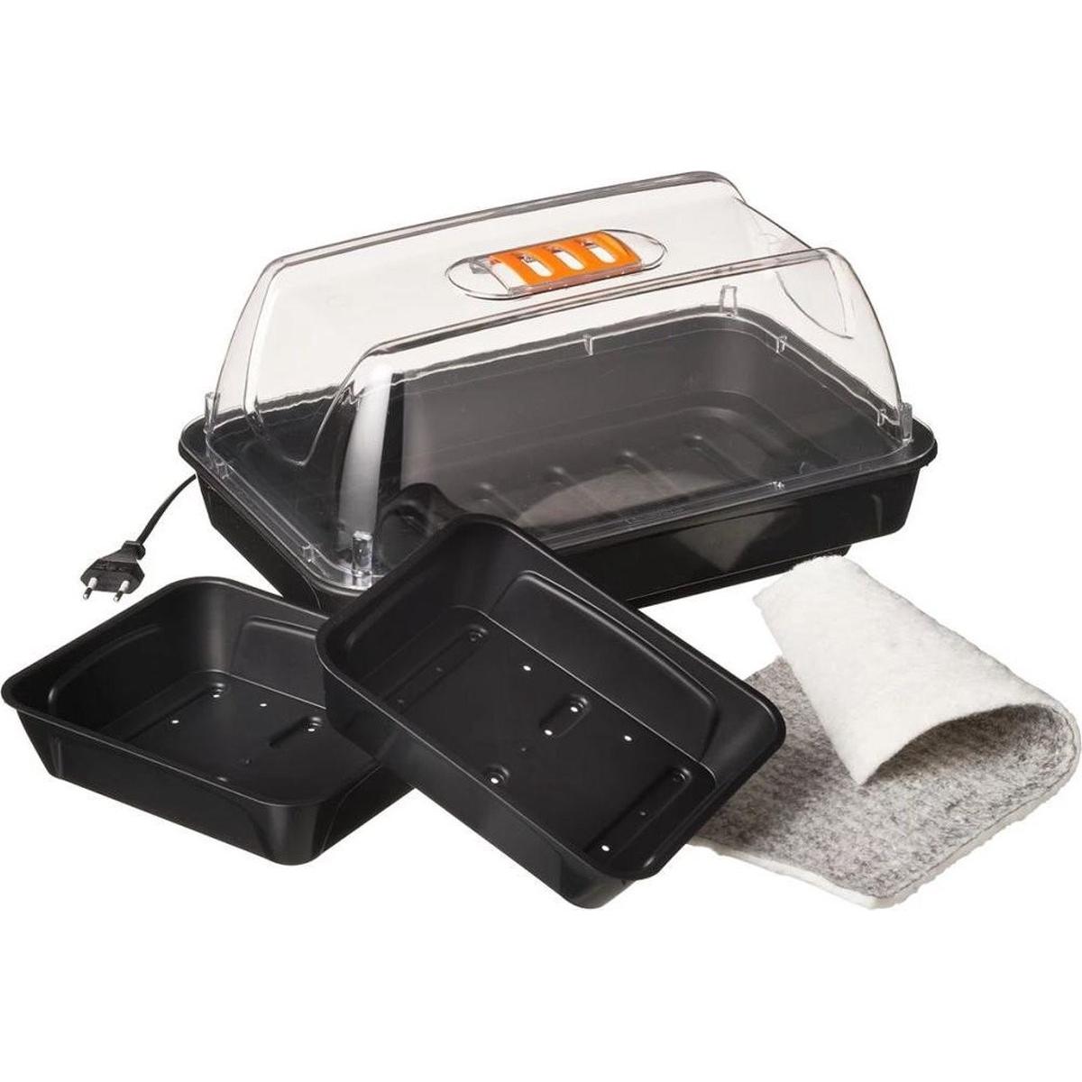 Nature, Vaso + Vassoio da coltivazione, Mini Clarinetto 24 cm x 38 cm x 19 cm (403668)