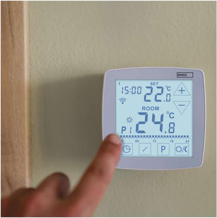 Immagine prodotto Emos GoSmart Raumthermostat P56S01 mit WiFi, programmierbar, verkabelt