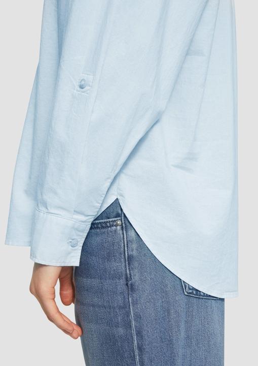Actual product image S.Oliver Bluse Leichte Hemdbluse im Relaxed Fit mit Turn-up (44)