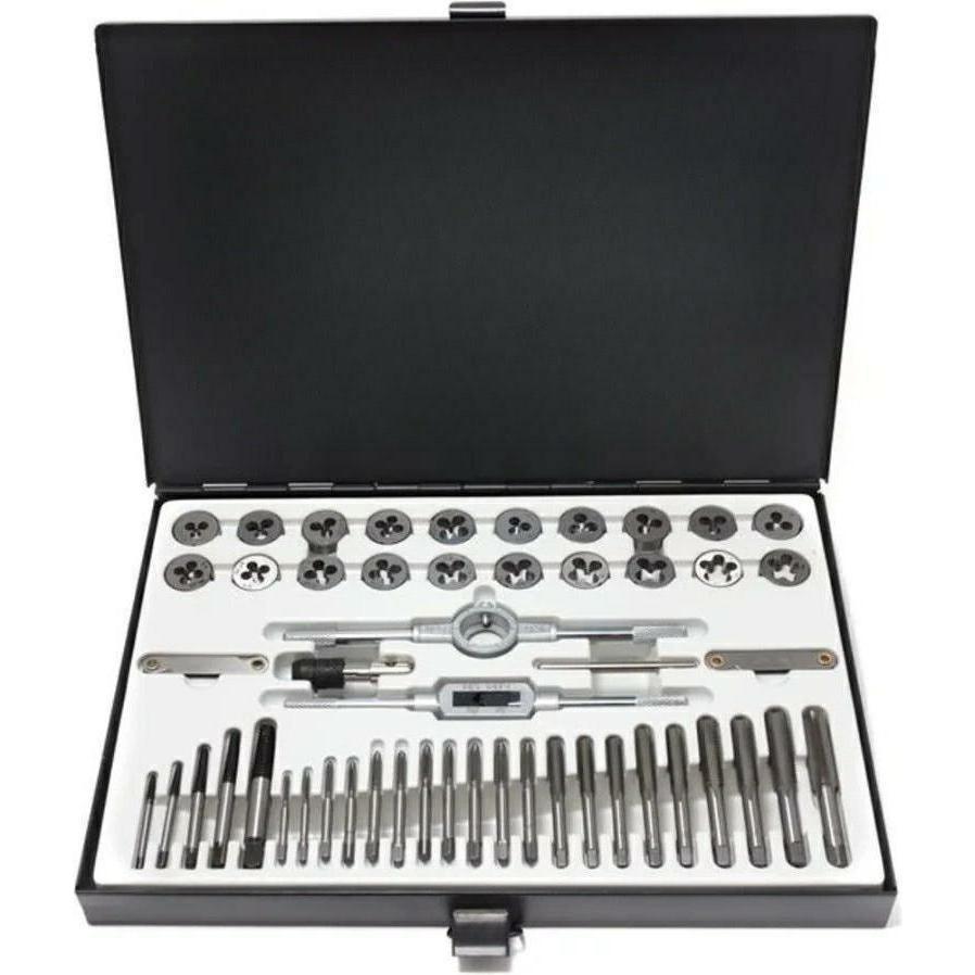 Scheppach, Maschi + Giramaschi, Gewindebohrer + Matrizen-Set, 50 Stück