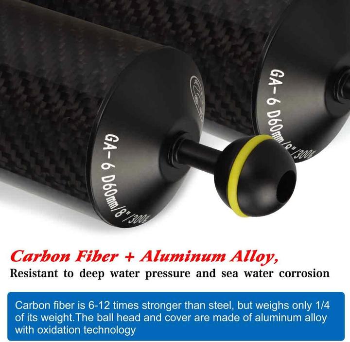 Actual product image Seafrogs red Floating Arm 10"