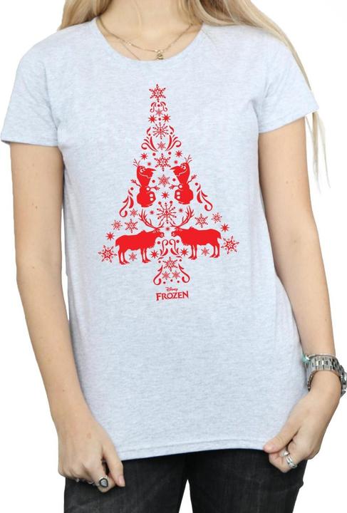 Immagine prodotto Disney Frozen Christmas Tree Maglietta Donna (L)