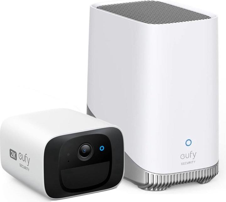 Actual product image eufy Security SoloCam C210 Wireless Outdoor Camera, 2K Resolution + HomeBase 3 S380 -