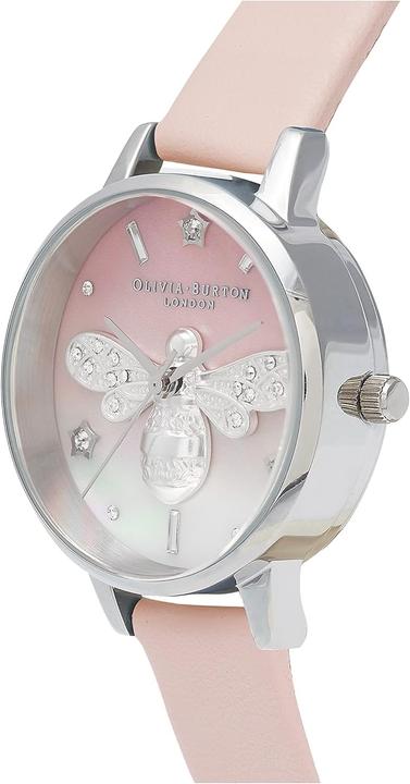 Actual product image Olivia Burton Analoog kwartshorloge met roze leren band voor dames OB16GB09 (Analogue wristwatch)