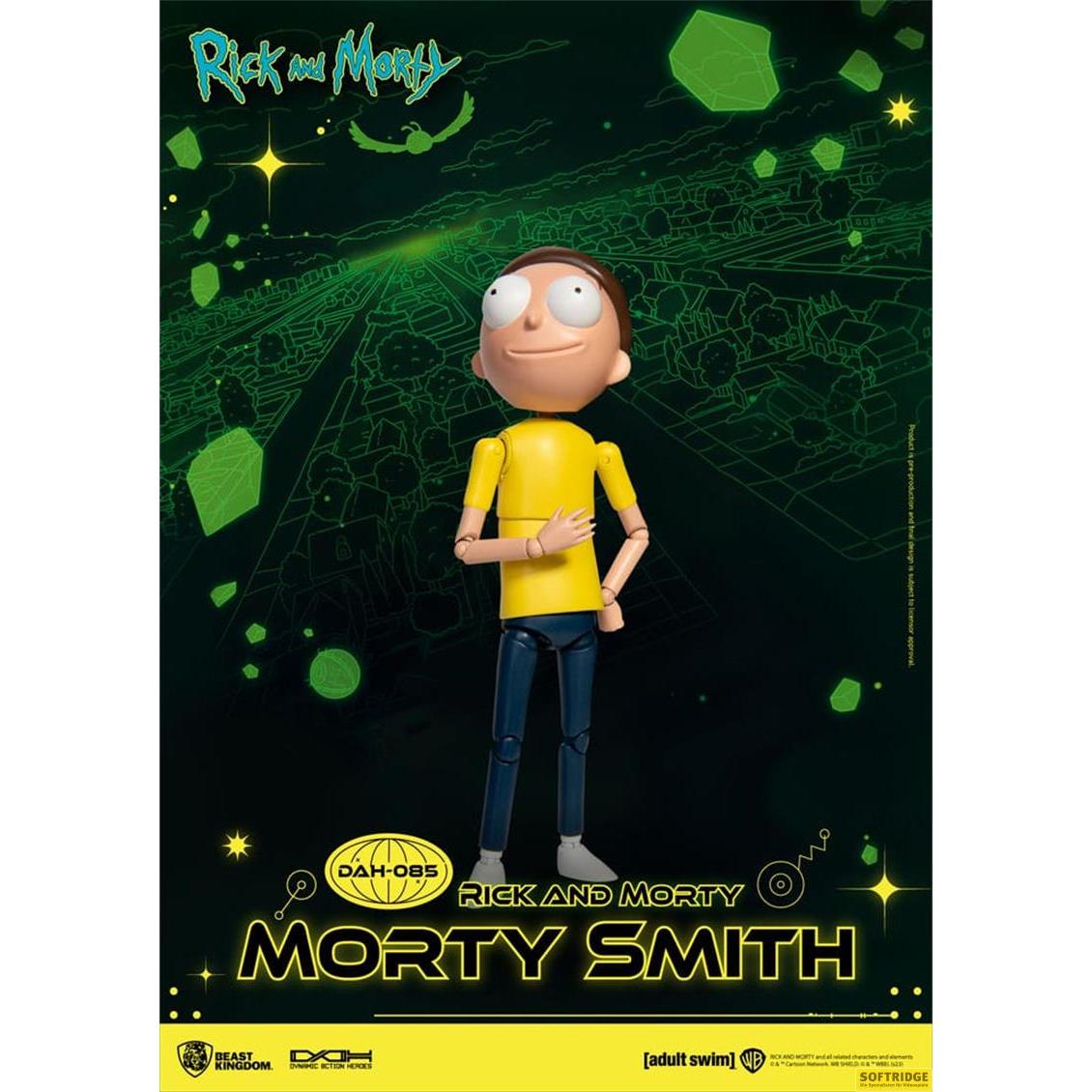 Thumbnail - Beast Kingdom Rick and Morty Dynamic 8ction Heroes Actionfigur 1/9 Morty Smith 23 cm
