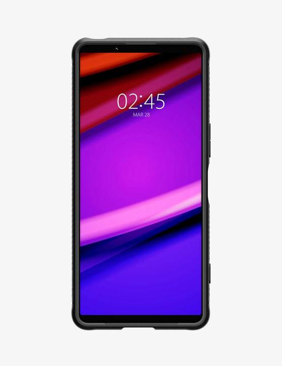 Actual product image Spigen Rugged Armor Xperia 1 VI Case Matte Black (Sony Xperia 1 VI)