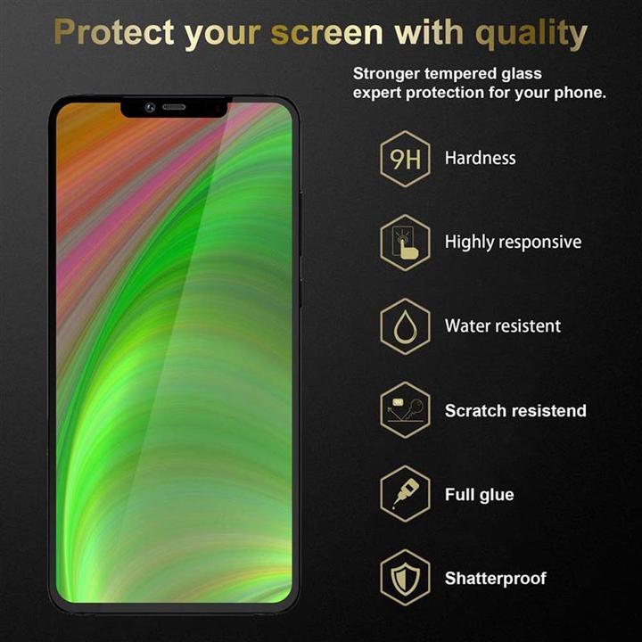 Actual product image Cadorabo Fullcover Display Protection Glass for Huawei MATE 20 PRO Retail Packaging (1 pcs., Mate 20 Pro)