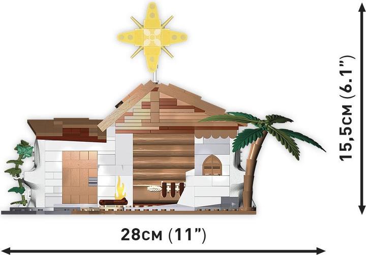 Actual product image Cobi 20006 - 370 PCS NATIVITY SET 20006 NATIVITY SCENE