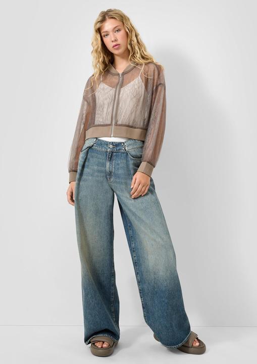 Actual product image s.Oliver Leicht transparenter Spitzenblouson (32)