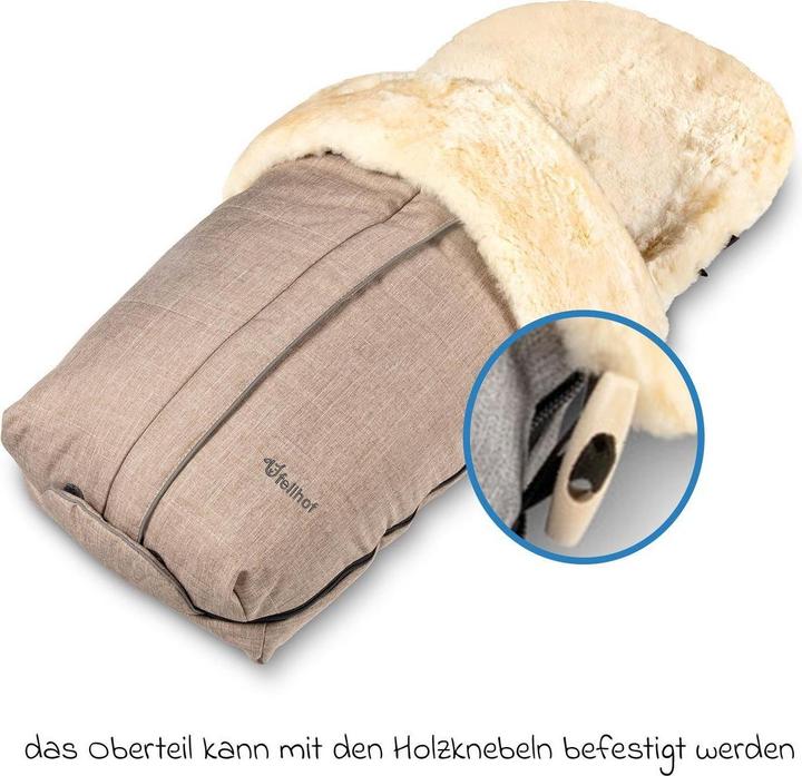 Actual product image Fellhof Kinderwagenfellsack Cortina / Fusssack