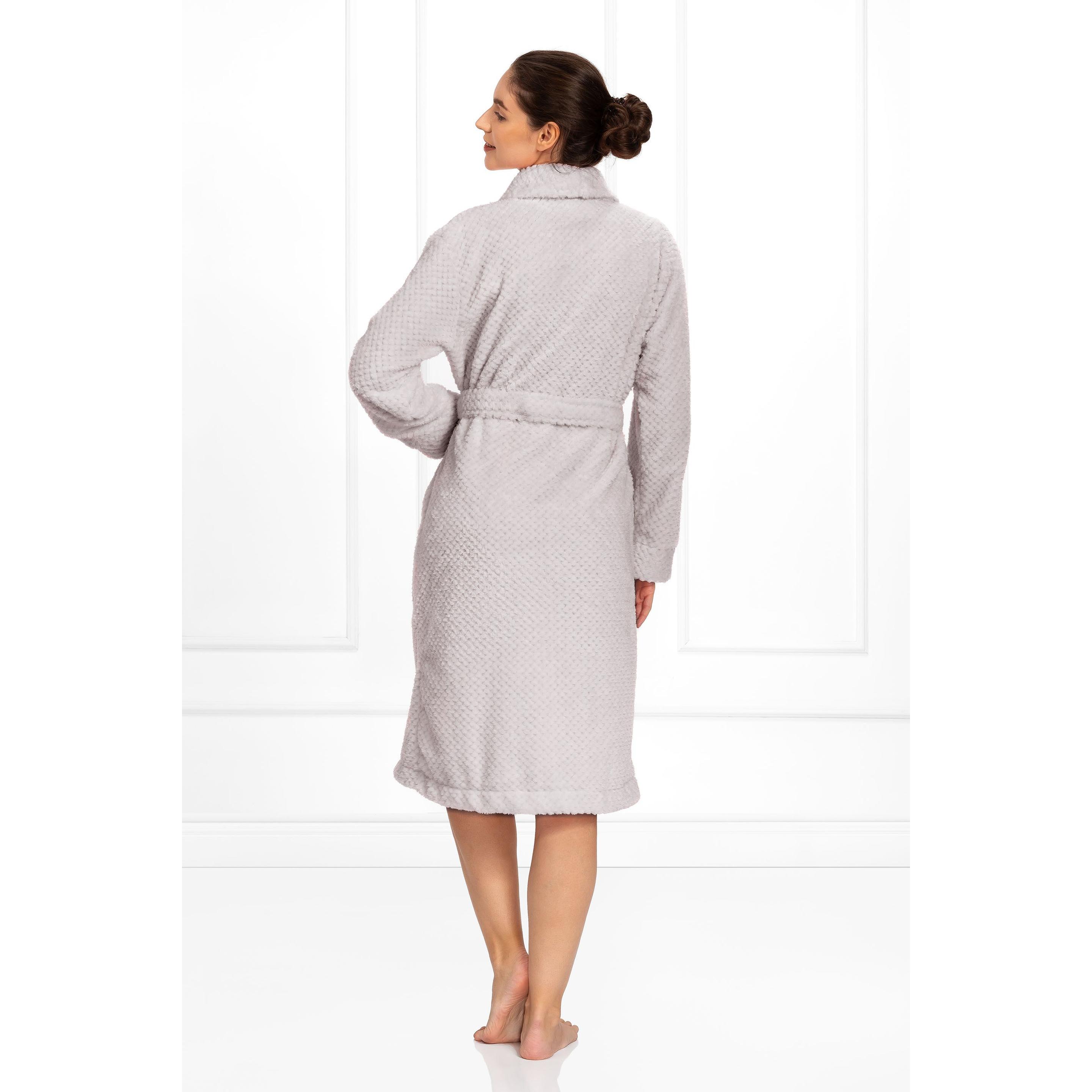 Thumbnail - Momenti Per Me, Damen, Pyjama, Schlafrock model, Grau, (XXL)