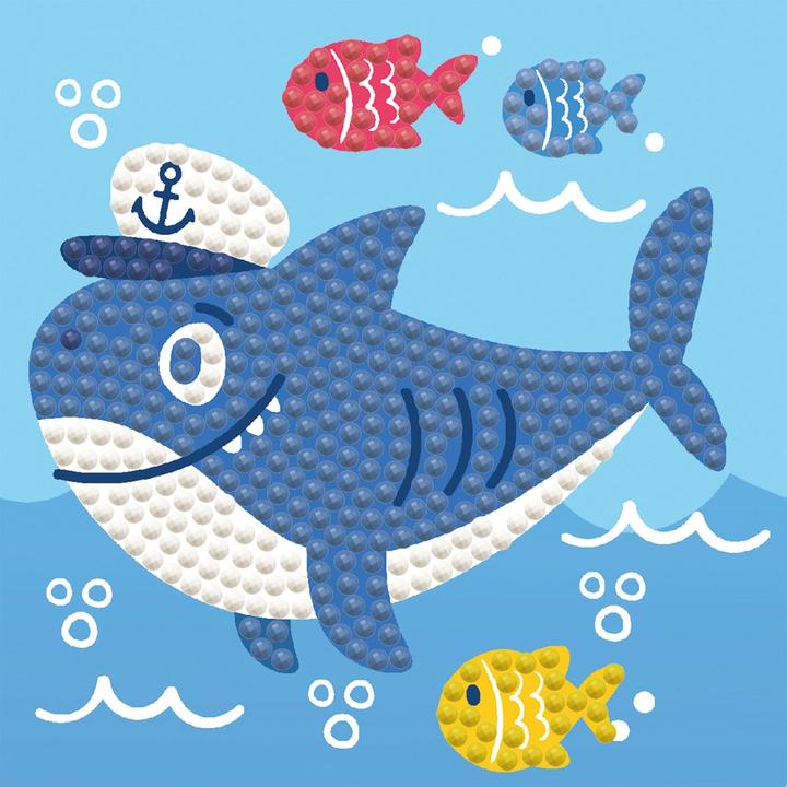 Actual product image Diamond Dotz Diamond Painting Mini Shark