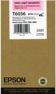 Image du produit Epson Cartouche d'encre vivid light mag. T603600 Stylus Pro 7880/9880ml (M)