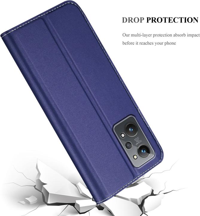 Actual product image Cadorabo Classy Book Case for Realme GT 2 / GT Neo 2 (Realme GT 2, Realme GT Neo 2)