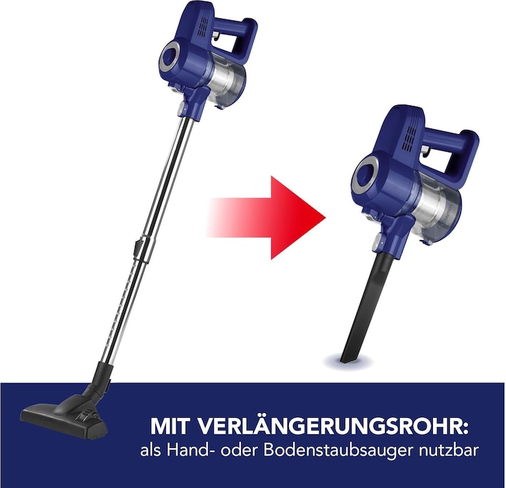 Produktbild CleanMaxx Akku Hand und Stielsauger