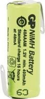 Actual product image GP Batteries 2/3AAA 12V-400MAH NIMH BATTERI MED Z-LODDEFLIGE (400 mAh)
