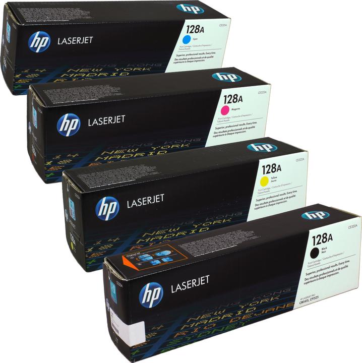 Image du produit HP 4 toners CE320A-CE323A 128A multipack BK C M Y 4 couleurs (C, CF, M, Y)