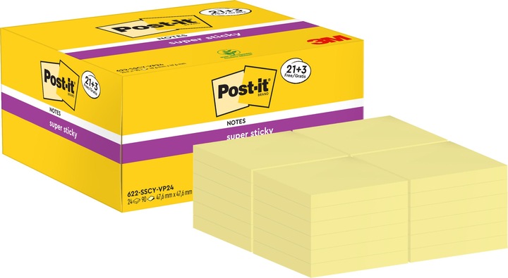 Produktbild Post-it Super Sticky (48 x 48 mm)