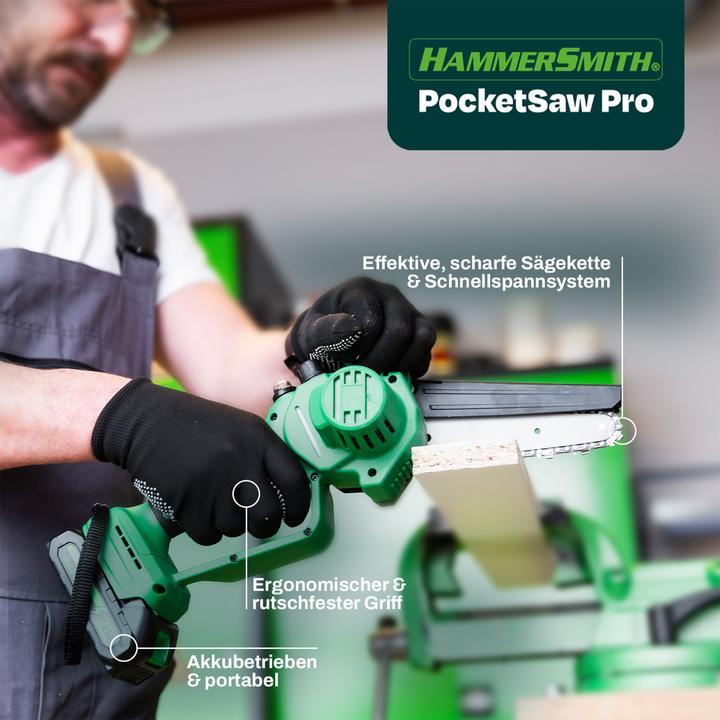 Produktbild Hammersmith PocketSaw Pro (Akku Kettensäge)