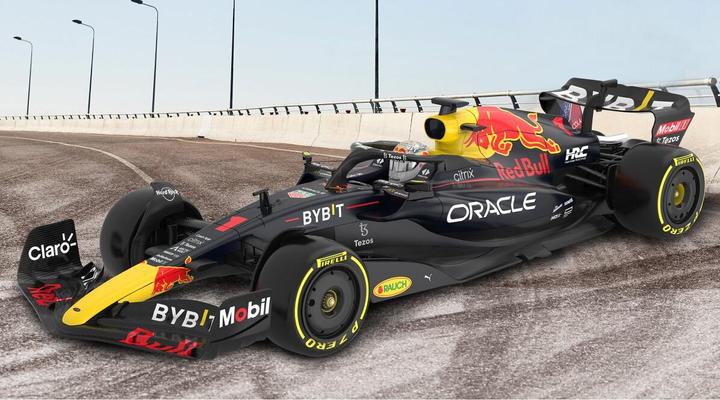 Jamara Oracle Red Bull Racing RB18 1:12 blu scuro 2.4GHz